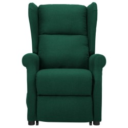 Fauteuil Vert foncé Tissu 