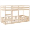Lit superposé 80x200 cm Bois de pin massif 