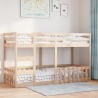 Lit superposé 80x200 cm Bois de pin massif 