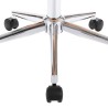 Chaises pivotantes à manger lot de 2 taupe tissu 