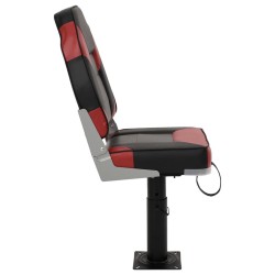 Sièges bateau lot de 2 piédestal hauteur réglable pivotant 360° 