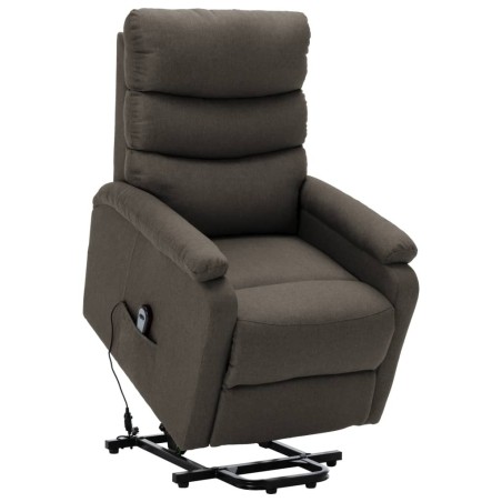 Fauteuil Taupe Tissu 