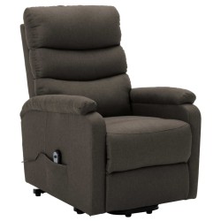Fauteuil Taupe Tissu 