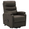 Fauteuil Taupe Tissu 
