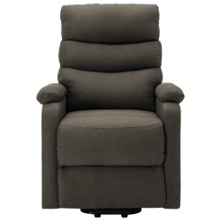 Fauteuil Taupe Tissu 