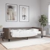 Lit de jour avec matelas taupe 100x200 cm tissu 