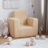 Canapé pour enfants Crème Peluche douce 