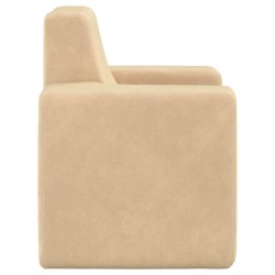 Canapé pour enfants Crème Peluche douce 