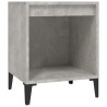 Table de chevet Gris béton 40x35x50 cm 