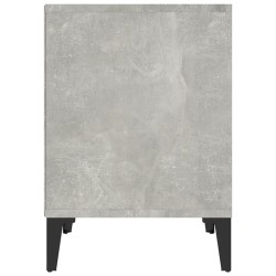 Table de chevet Gris béton 40x35x50 cm 