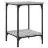 Table basse sonoma gris 40x40x55 cm bois d'ingénierie 