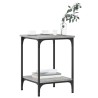 Table basse sonoma gris 40x40x55 cm bois d'ingénierie 
