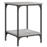 Table basse sonoma gris 40x40x55 cm bois d'ingénierie 