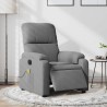 Fauteuil inclinable de massage électrique gris foncé 