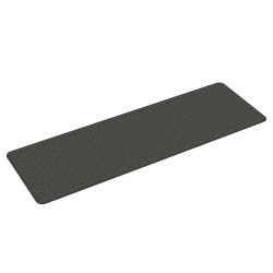 Tapis de couloir aspect sisal anthracite 50x150 cm 