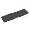 Tapis de couloir aspect sisal anthracite 50x150 cm 