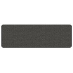 Tapis de couloir aspect sisal anthracite 50x150 cm 
