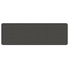Tapis de couloir aspect sisal anthracite 50x150 cm 