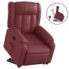Fauteuil inclinable Rouge bordeaux Similicuir 