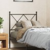 Tête de lit métal noir 75 cm 