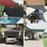 Parasol en tissu oxford carré 3x3 m anthracite 