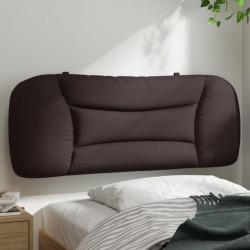 Coussin de tête de lit marron foncé 100 cm tissu 