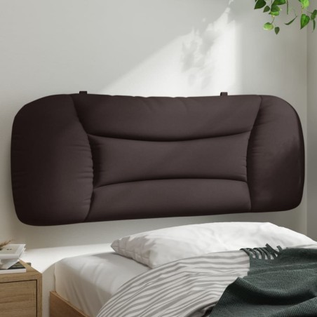 Coussin de tête de lit marron foncé 100 cm tissu 