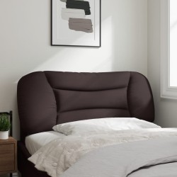 Coussin de tête de lit marron foncé 100 cm tissu 