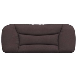Coussin de tête de lit marron foncé 100 cm tissu 