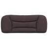 Coussin de tête de lit marron foncé 100 cm tissu 