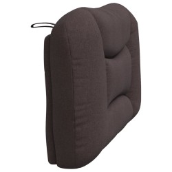 Coussin de tête de lit marron foncé 100 cm tissu 