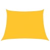Voile d'ombrage 160 g/m² trapèze jaune 4/5x3 m PEHD 