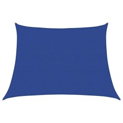 Voile d'ombrage 160 g/m² trapèze bleu 4/5x3 m PEHD 