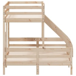 Lit superposé sans matelas 90x200/140x200 cm bois massif 