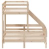 Lit superposé sans matelas 90x200/140x200 cm bois massif 