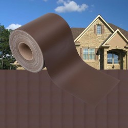 Écran d'intimité de jardin PVC 35x0,19 m Marron 