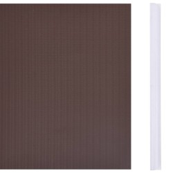 Écran d'intimité de jardin PVC 35x0,19 m Marron 