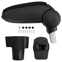 Accoudoir de voiture noir 13x34x(36,5-53) cm ABS 