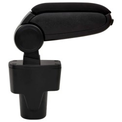 Accoudoir de voiture noir 13x34x(36,5-53) cm ABS 