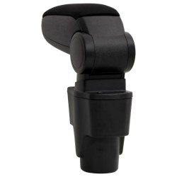Accoudoir de voiture noir 13x34x(36,5-53) cm ABS 