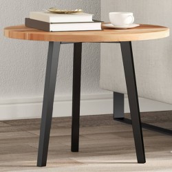 Dessus de table rond Ø50x2 cm bois massif d'acacia 