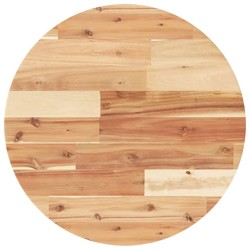 Dessus de table rond Ø50x2 cm bois massif d'acacia 