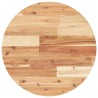 Dessus de table rond Ø50x2 cm bois massif d'acacia 