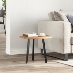 Dessus de table rond Ø50x2 cm bois massif d'acacia 
