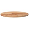 Dessus de table rond Ø50x2 cm bois massif d'acacia 