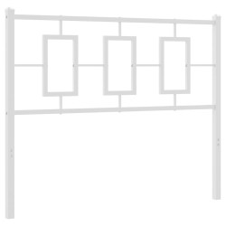 Tête de lit métal blanc 100 cm 