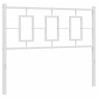 Tête de lit métal blanc 100 cm 