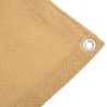 Tapis de tente sable 250x600 cm PEHD 