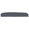 Coussin de Palette pour Banc Anthracite 110x40x8 cm en Tissu Oxford 