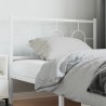 Tête de lit métal blanc 100 cm 